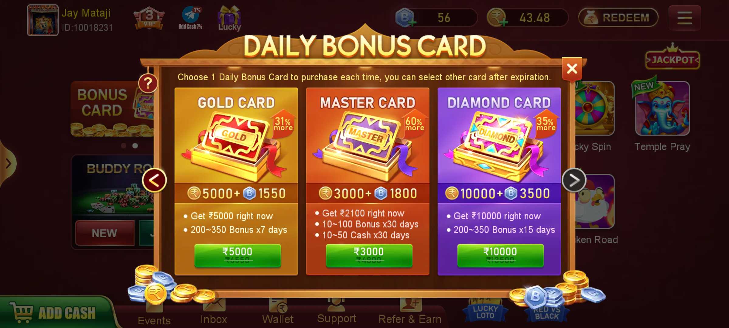 Happy teenpatti game
